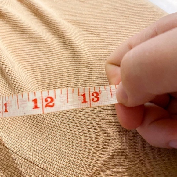 Alix NYC ribbed lounge pants beige Size Large sweatpant wide leg high rise - Picture 10 of 12